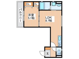 ラモーナ萱島東Ⅱの物件間取画像